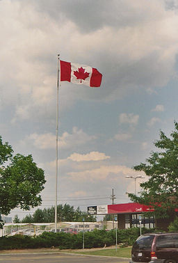 Canadian Flag at Science and Technology Museum