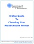 8 Step Guide to Choosing Your Multifunction Printer