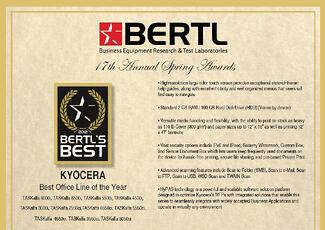 Bertyl Best Line Award 2012