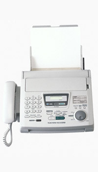 Picture of an office fax machine