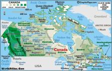 Map of Canada