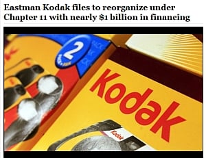Production Scanners From Kodak Affected by Chapter 11