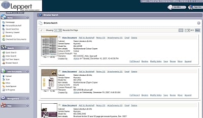 Profiling SentryFile Web Based Document Management