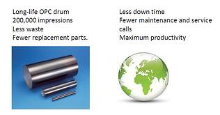 TA2550ci Environmental Features and Long Life Drum