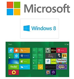 Microsoft Logo Windows 8 Logo & Screen Shot