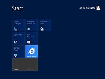 Windows Server 2012 Screen