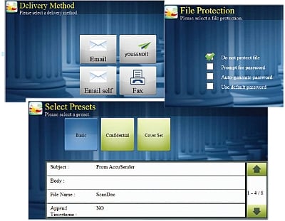 AccuSender From Kyocera for Large File Transfer