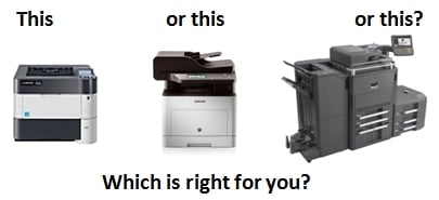 Printer, Small MFP or Production MFP