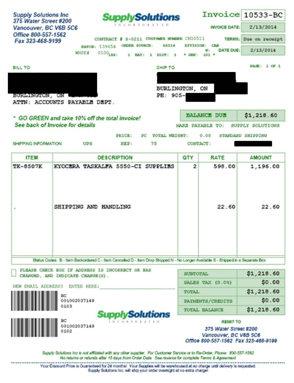 Toner Invoice Redacted Burlington ON resized 600