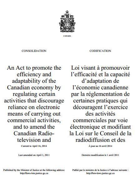 Canadian AntiSpam Legislation CASL  Becomes Effective July 1 resized 600