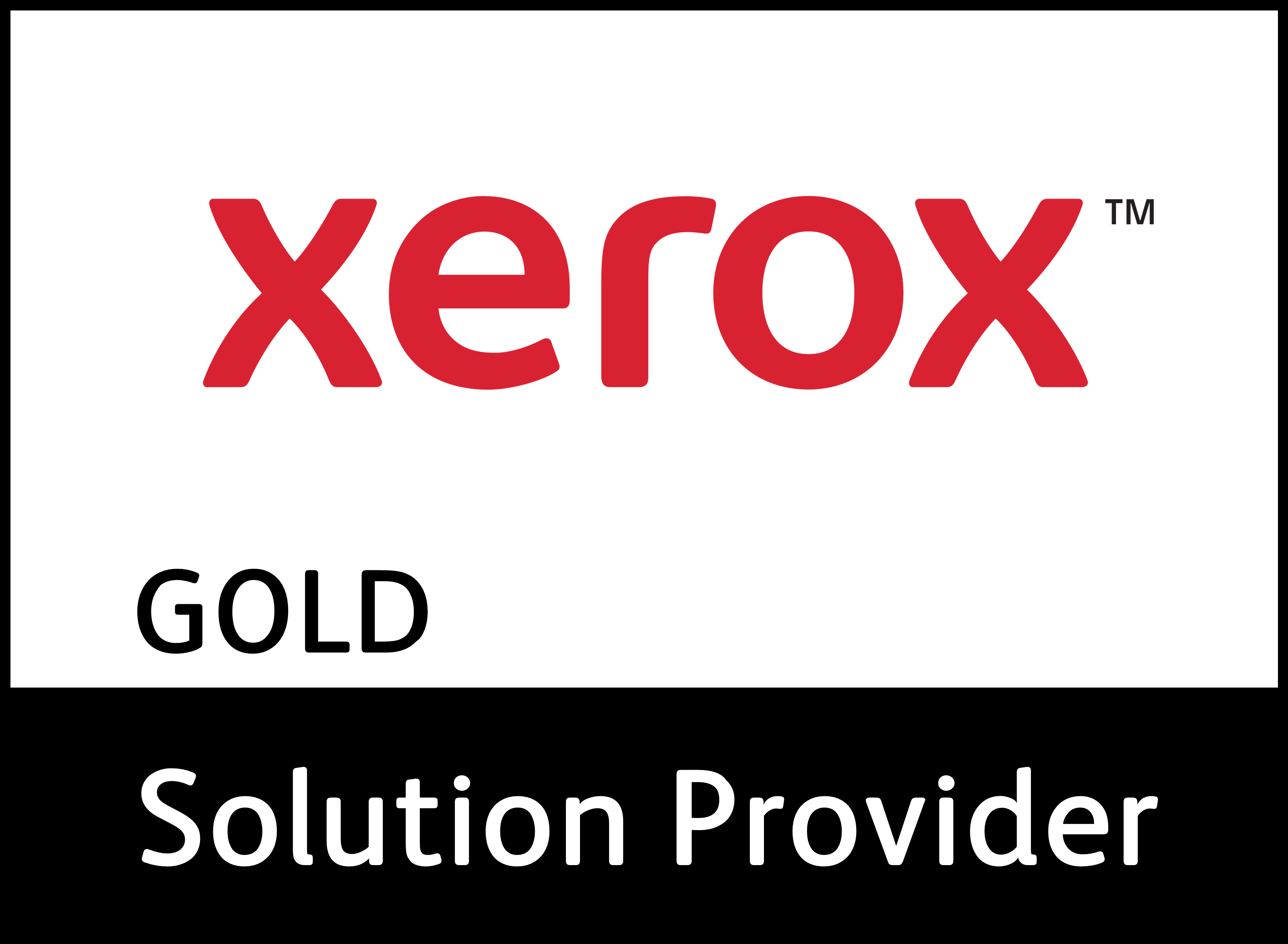 Authorized Xerox Gold Solution Partner